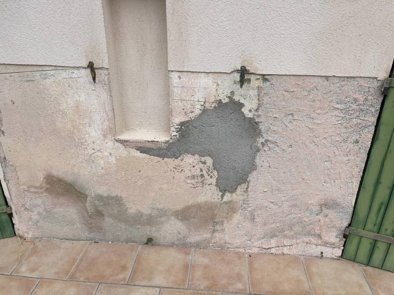 Humidité mur axe
